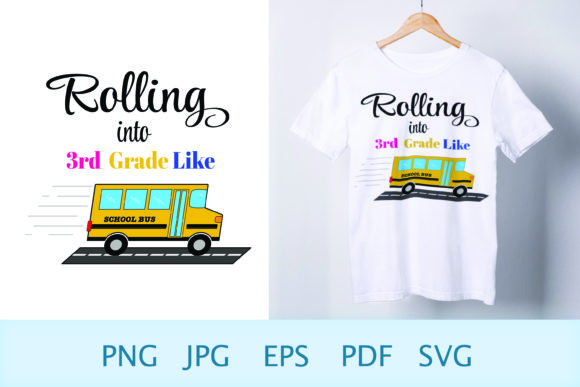3rd Grade SVG T-Shirt for Back to School
