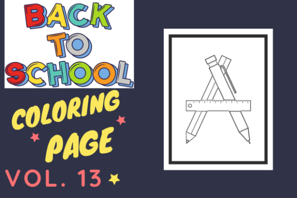 Back to School Coloring Pages 13: A Practical Asset for KDP Publishers