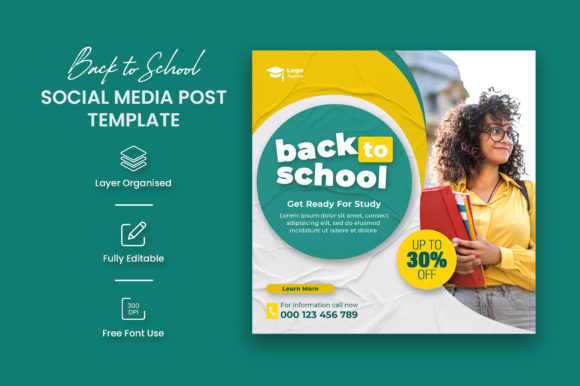 Back to School Social Media Post Design – A Smart Creative Resource for Modern Marketers and Educators