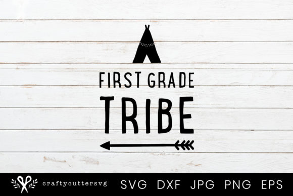 First Grade Tribe Tipi Arrow Clipart: Back to School Essentials for Creators