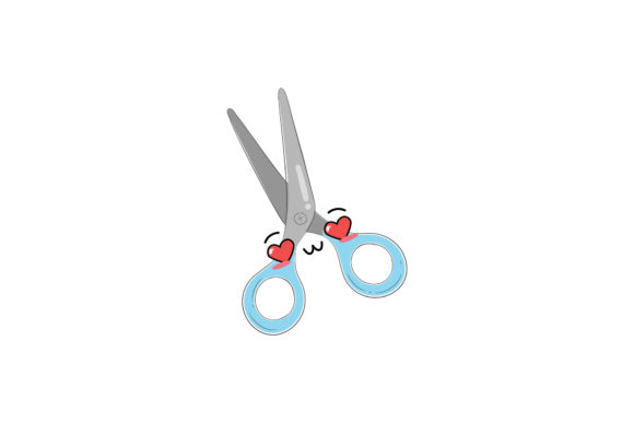 Kawaii Cute Scissor Back to School: A Versatile Design for Creators and Entrepreneurs