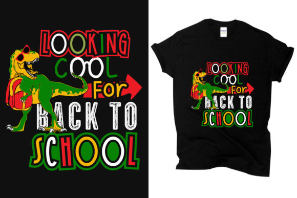 T Shirt – Dinosaur – Back to School: A Versatile Design Template for Creators and Entrepreneurs