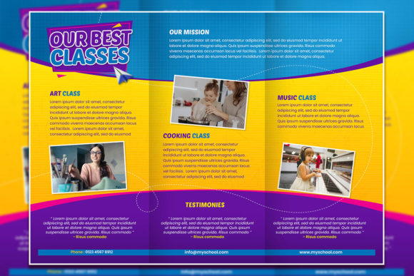 Trifold Back to School Brochure Template: A Practical Tool for Streamlined School Communications